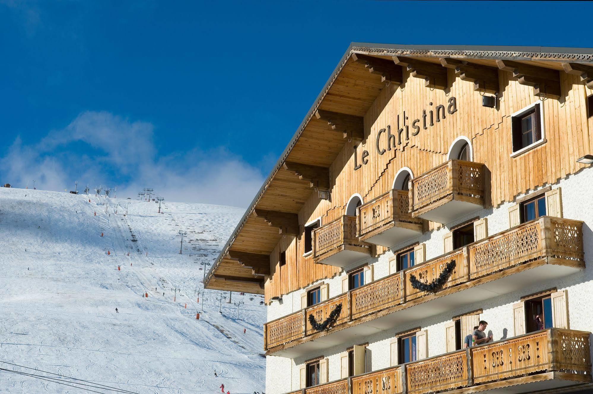 Madame Vacances Hotel Le Christina Alpe d'Huez Esterno foto